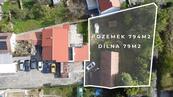 Prodej stavebního pozemku 794 m2 s dílnou, cena 6500000 CZK / objekt, nabízí 